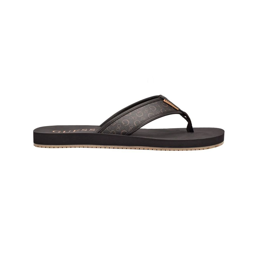 GUESS Men's Durban Flexible Casual Flip Flop Sandals 2