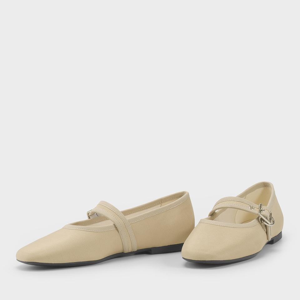 Vagabond VAGABOND WOMEN'S JOLIN BUCKLE TEXTILE BALLET FLATS