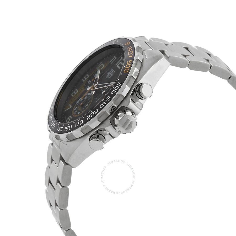 TAG Heuer Formula 1 Indy 500 Chronograph Quartz Black Dial Men's Watch CAZ101AU.BA0842