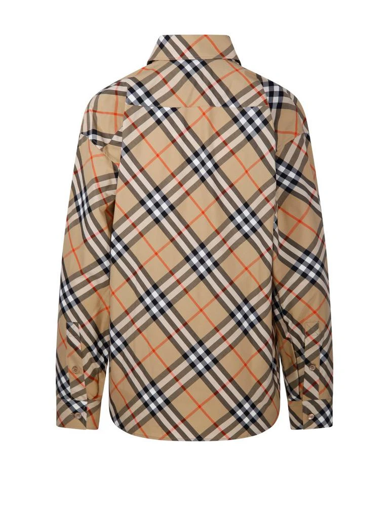 Burberry Burberry Check Printed Long Sleeved Shirt 2