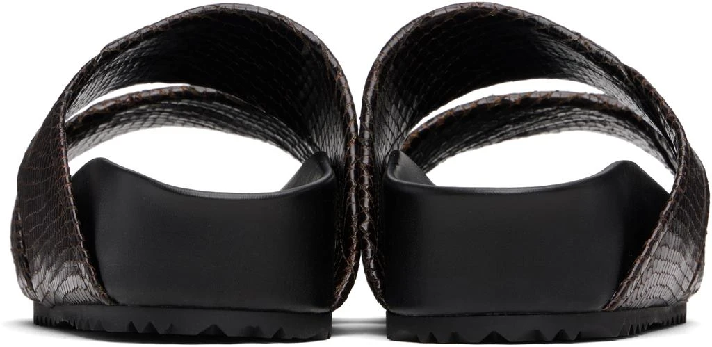 Dries Van Noten Brown Leather Sandals 2