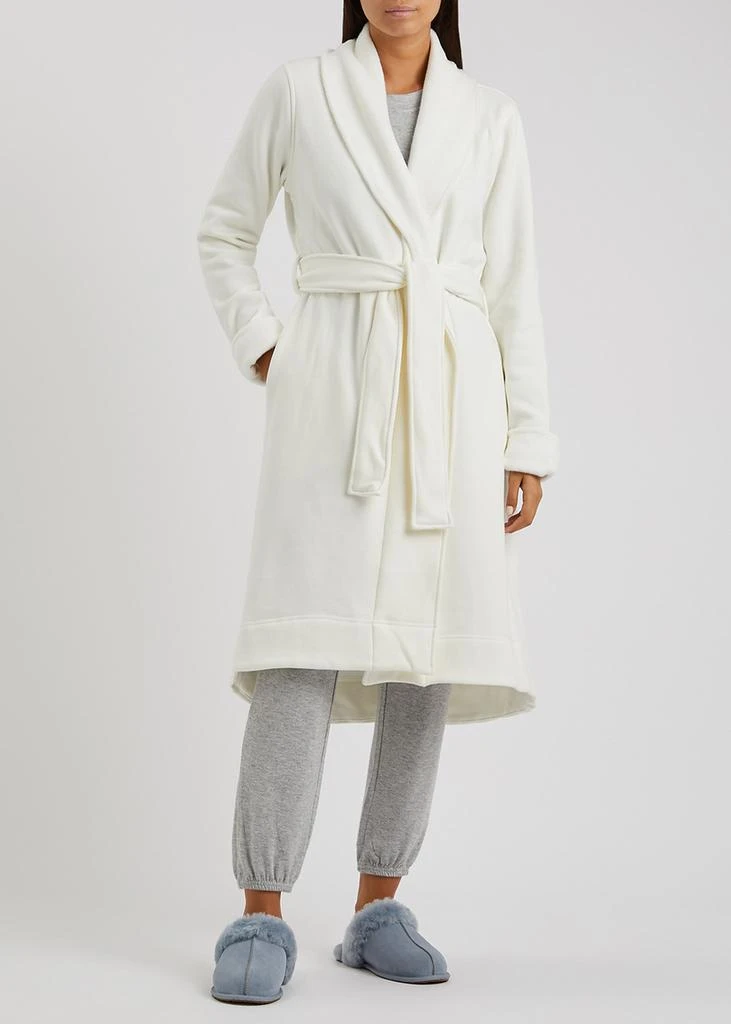 UGG Duffield II fleece-lined cotton-jersey robe 4