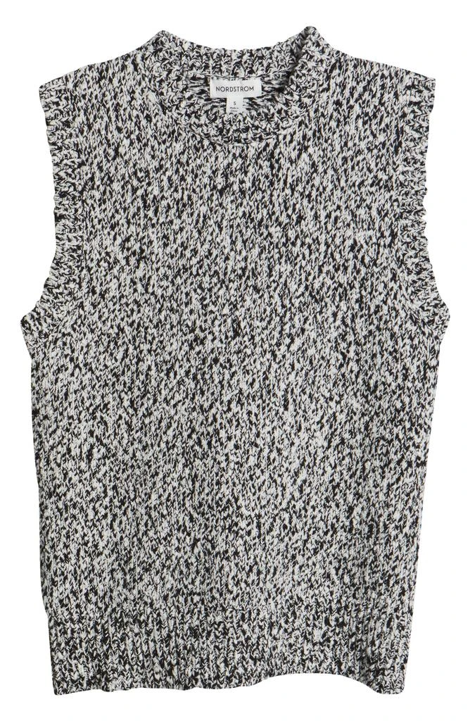 Nordstrom Marled Crewneck Sweater Vest 6