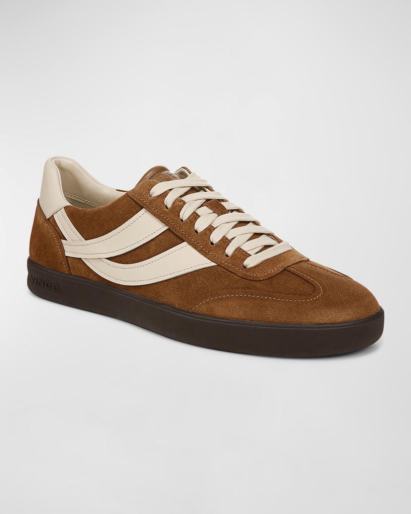 Vince Men's Oasis Mixed Leather Retro Sneakers