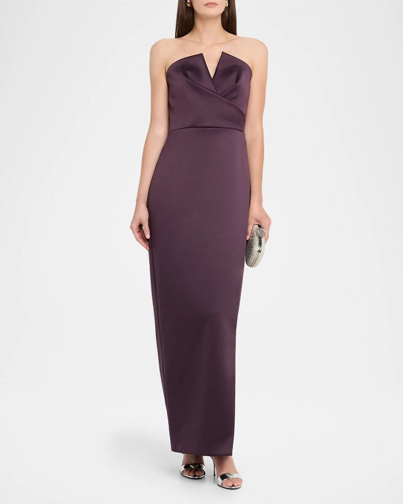 sachin and babi light blue dress Aidan mattox trapeze crepe cocktail dress with beaded shoulder detail +  FREE SHIPPING