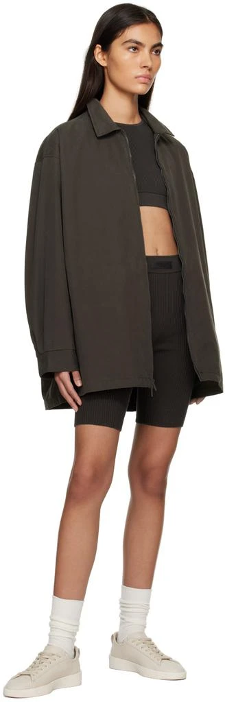 Essentials Gray Zip Jacket 4