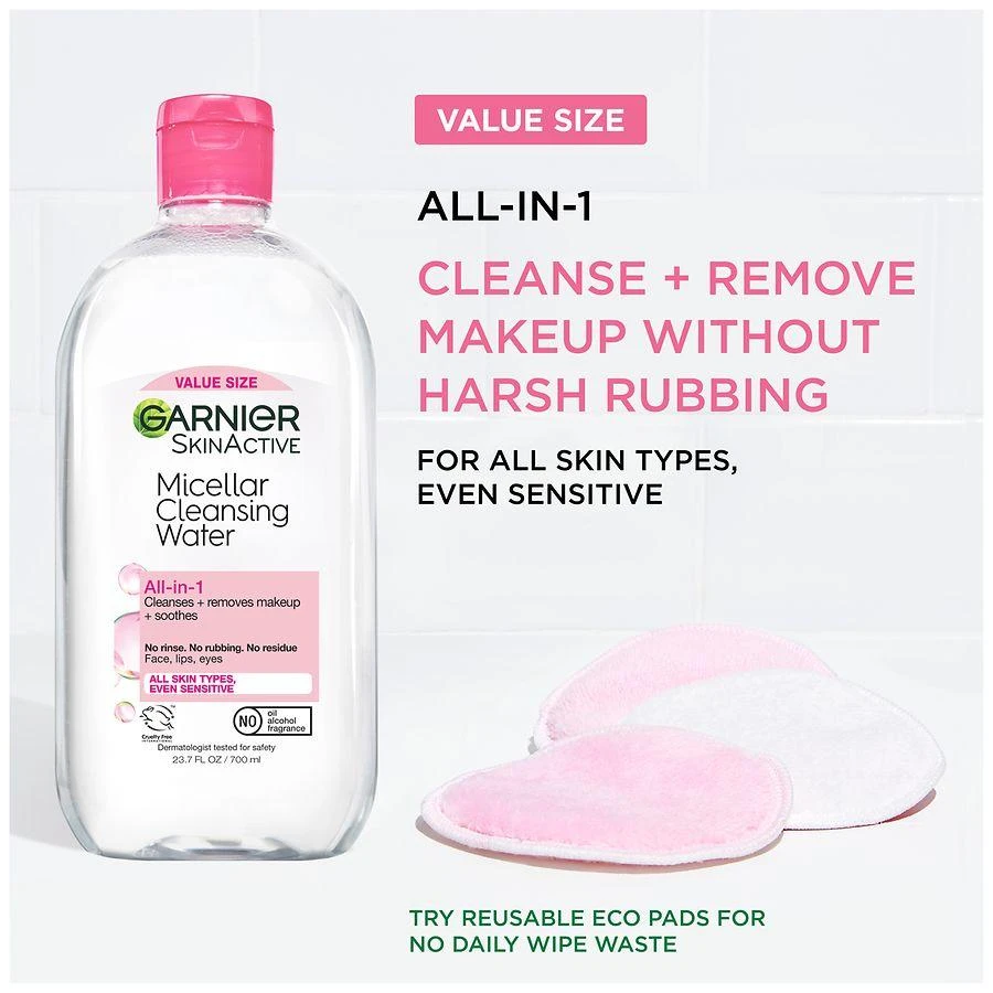 SkinActive Micellar Cleansing Water Cleanser & Makeup Remover, For All Skin Types 2