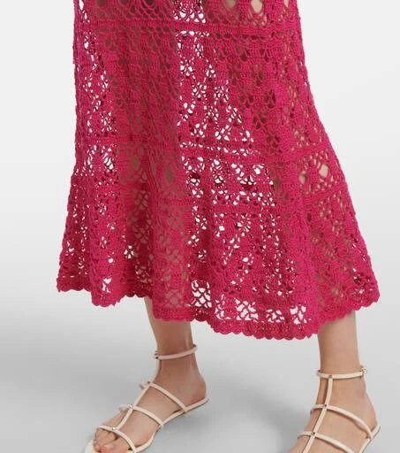 ANNA KOSTUROVA Jennifer cotton crochet maxi dress 5