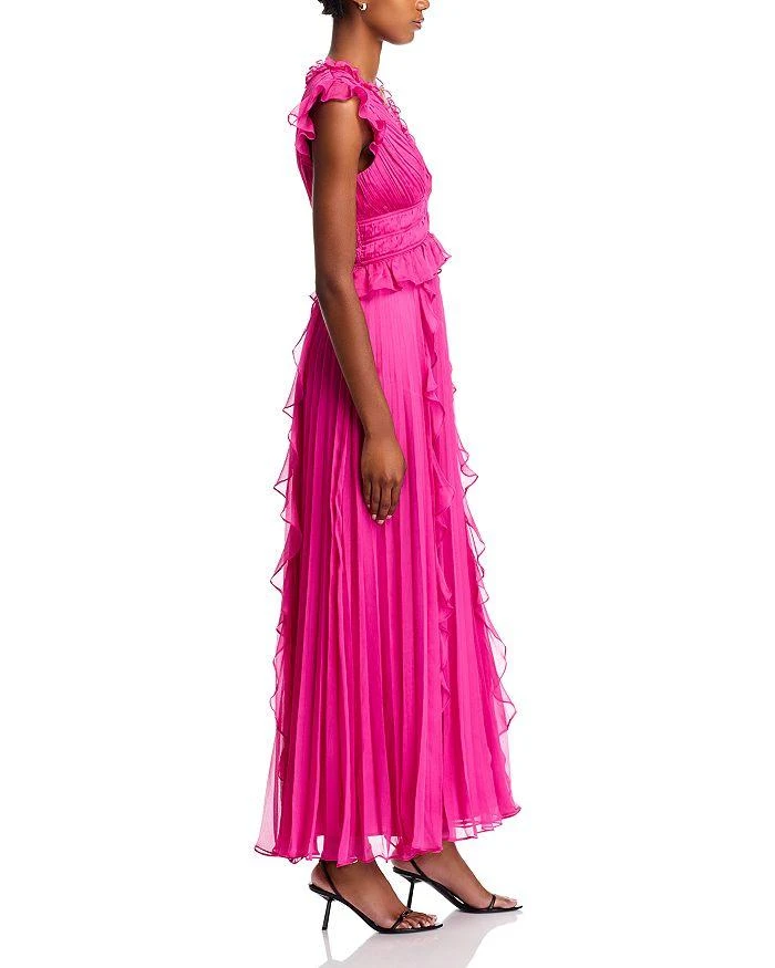 AQUA Flutter Maxi Dress - Exclusive 4