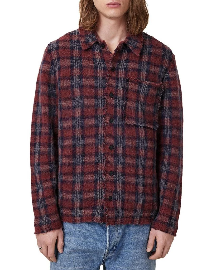 ALL SAINTS Austin Jacquard Checks Cardigan 3