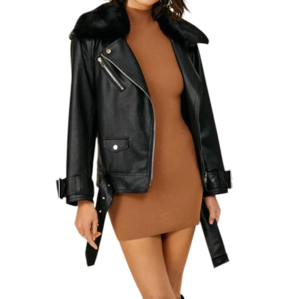 Line & Dot Line And Dot - Moto Leather Jacket 1