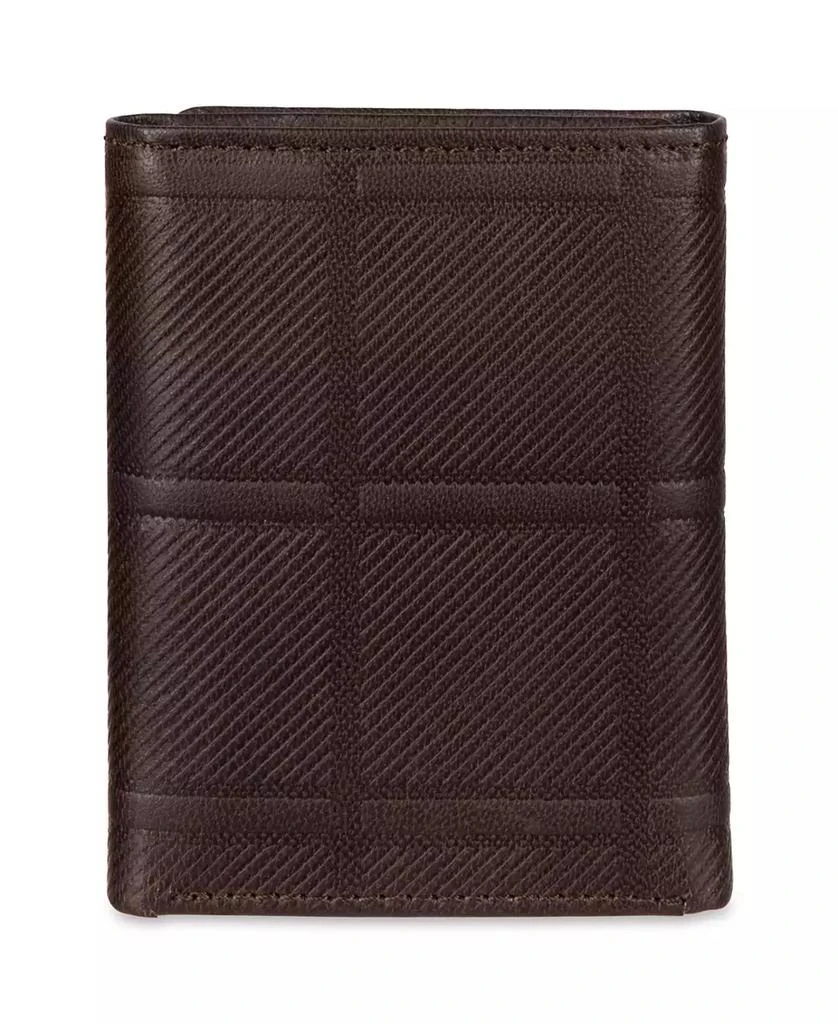 Tommy Hilfiger Men's Trifold Plaid Wallet 2