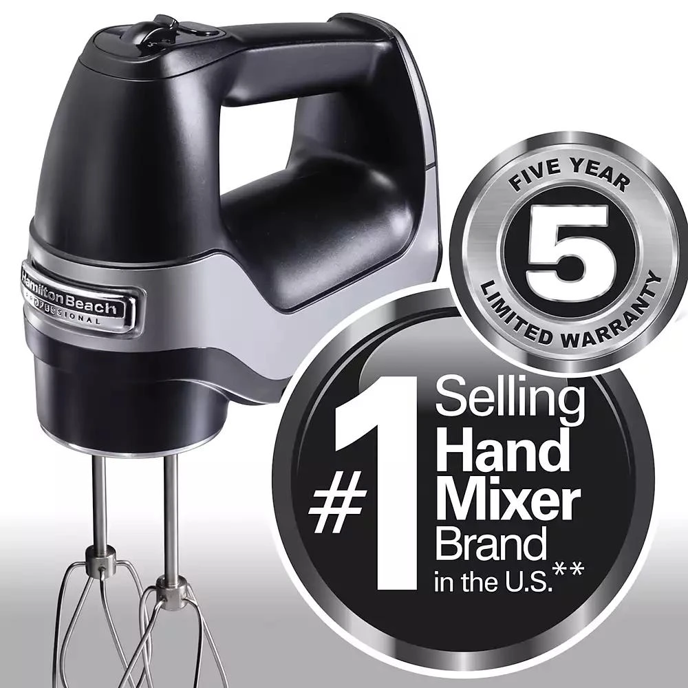 Hamilton Beach Professional 5 Speed Hand Mixer - 62651 4