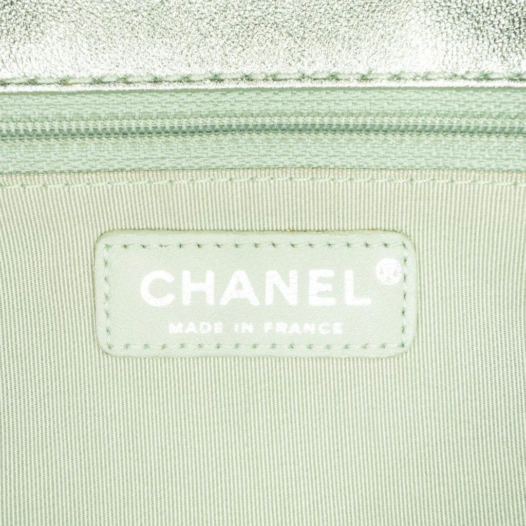 Chanel Chanel Silver Reissue 2.55 Metallic Calfskin Roll Clutch 6