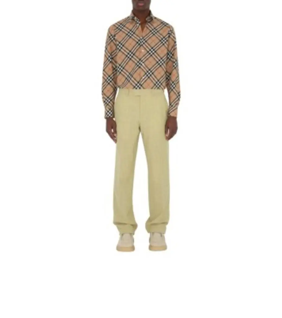 Burberry Regular fit check cotton shirt 2