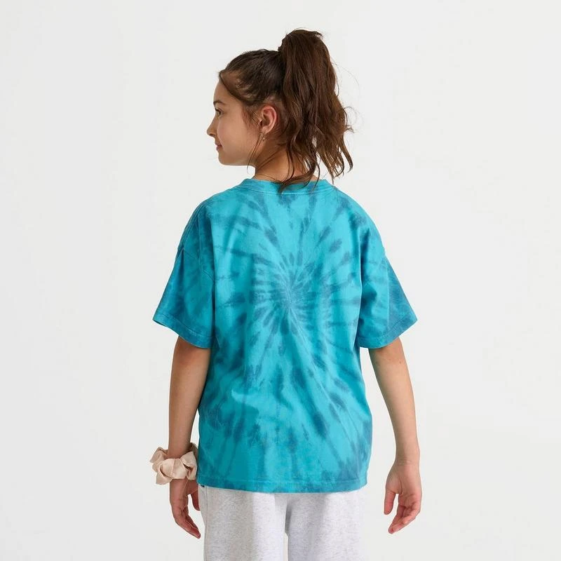 NIKE Girls' Nike Sportswear Tie-Dye Bracelet Graphic T-Shirt 4