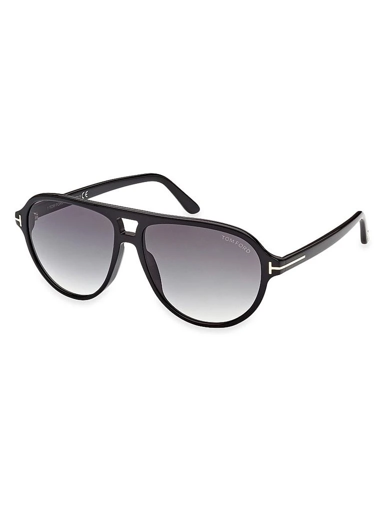 Tom Ford Jeffrey 60MM Aviator Sunglasses 1