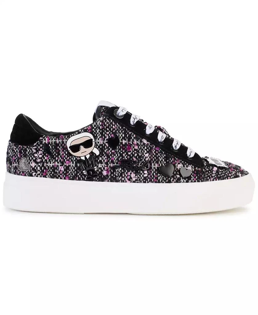 Karl Lagerfeld Paris Cate Pins Lace-Up Platform Sneakers 2
