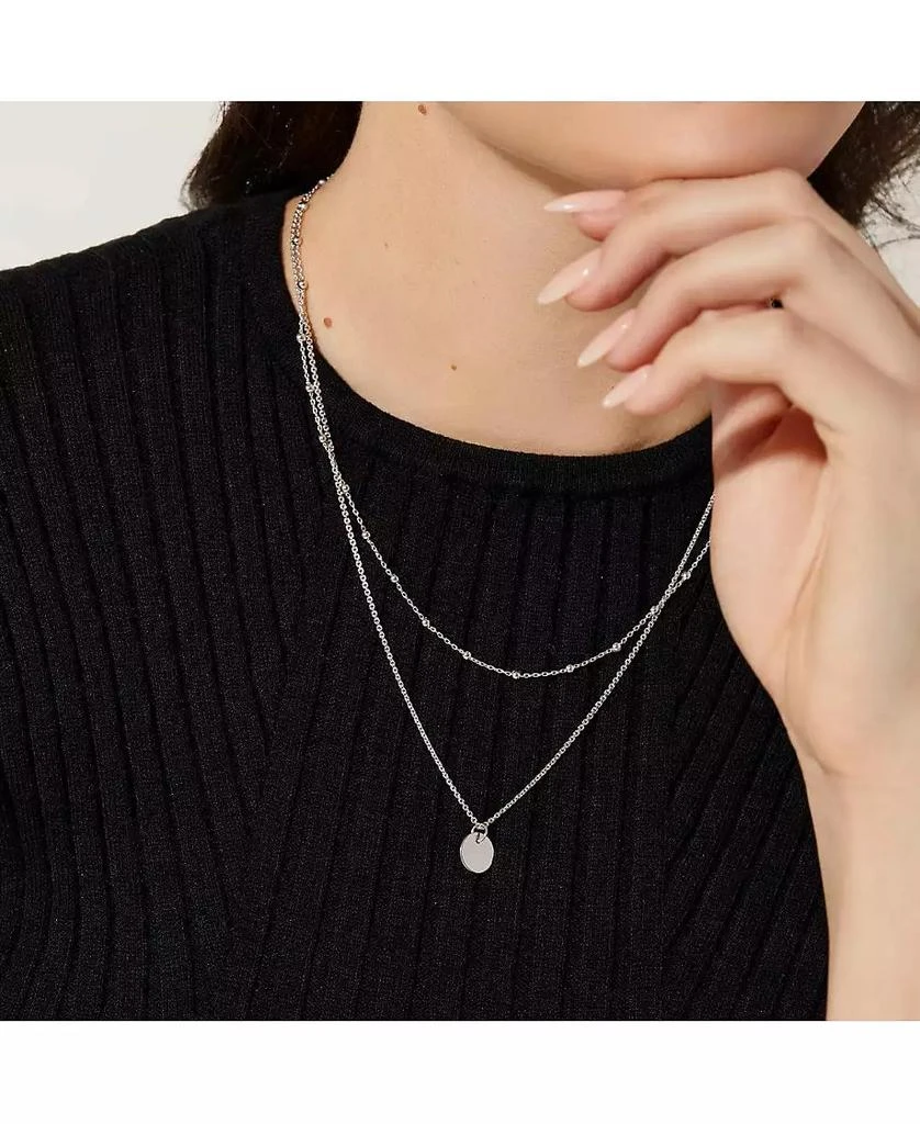 Ana Luisa Coin Necklace Set - Willow Silver 6