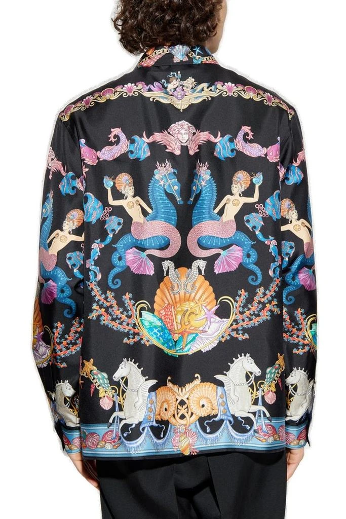 Versace Versace Pattern Print Long-Sleeve Shirt 3