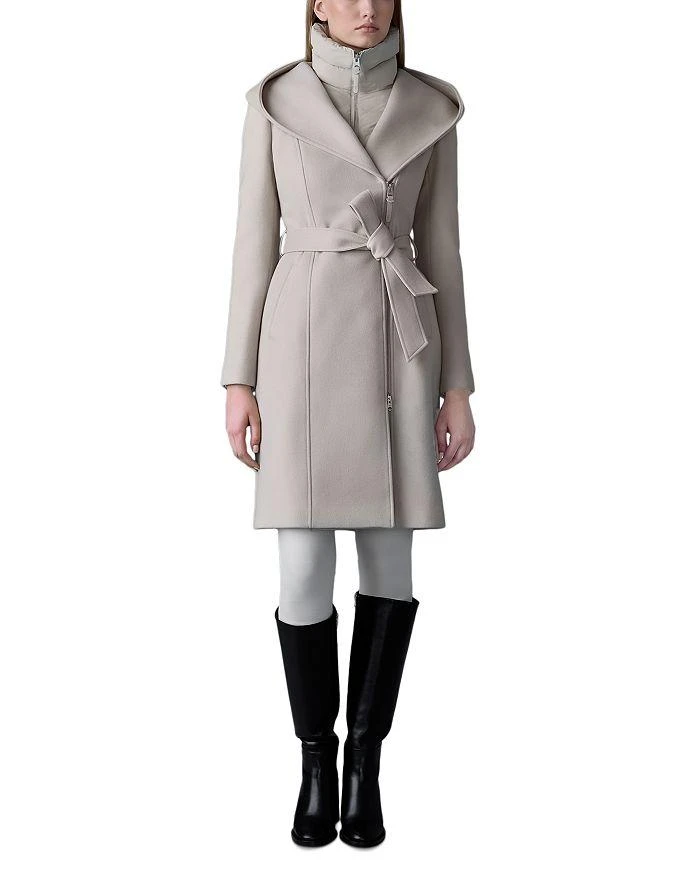 Mackage Shia 2 in 1 Double Face Wool Coat with Removable Bib 1
