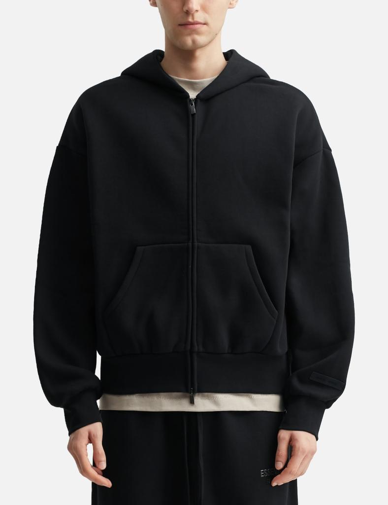 2025FOG トップス Classic Hoodie Zip-Up Fleece Fit Classic Black ESSENTIALS: God of Fear Hoodie Zip-Up Fleece Fit トップス