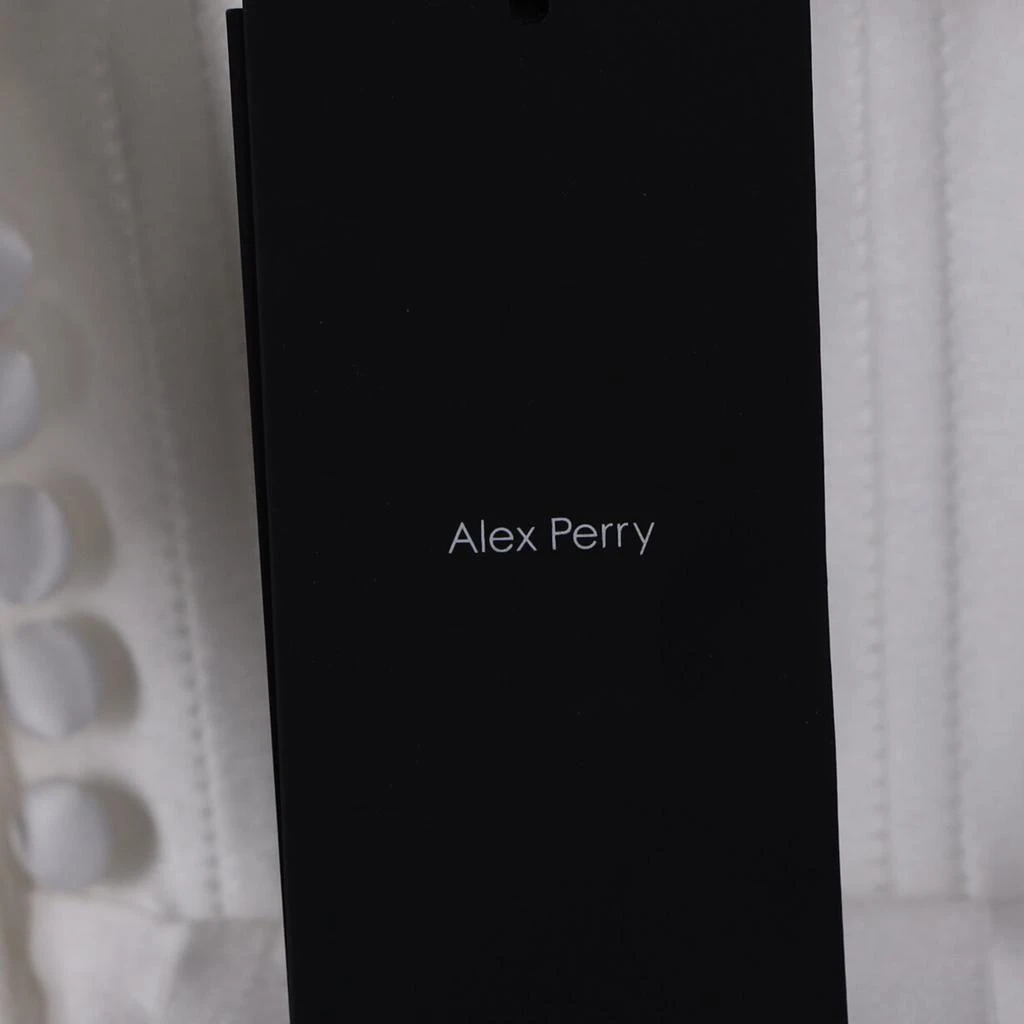 Alex Perry Elyse Strapless Mini Dress in White Silk 5