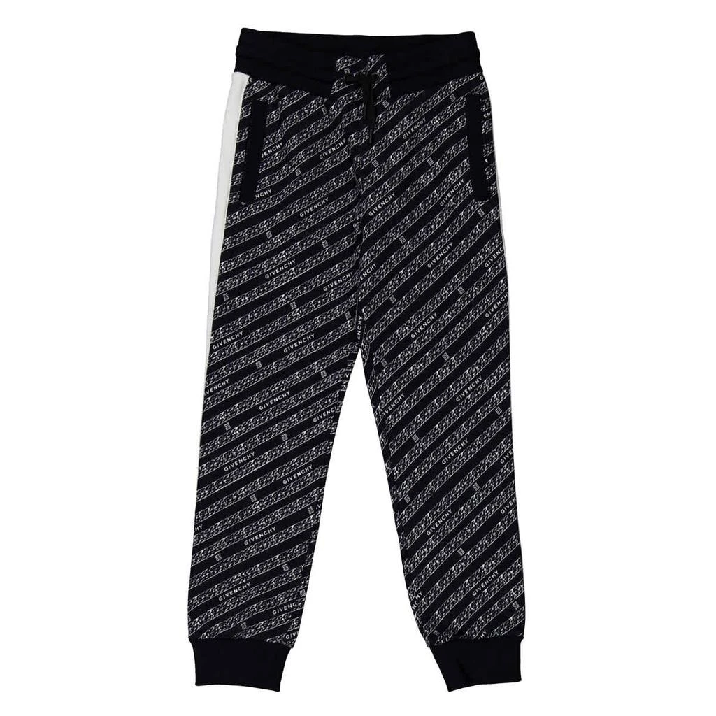 Givenchy Boys Chain-Link Print Sweatpants 2