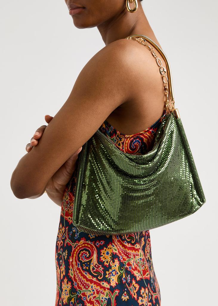RABANNE Pixel chainmail shoulder bag - Shoulder Bags