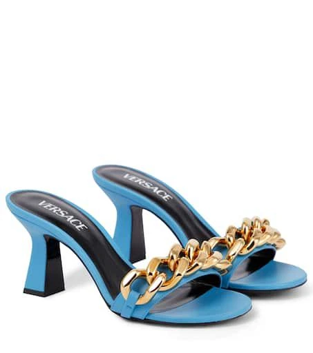 Versace Medusa Chain leather sandals 1