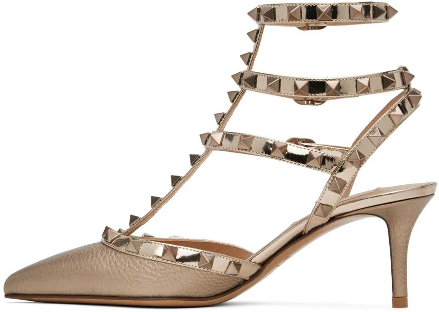 Valentino Bronze Rockstud Heels 3