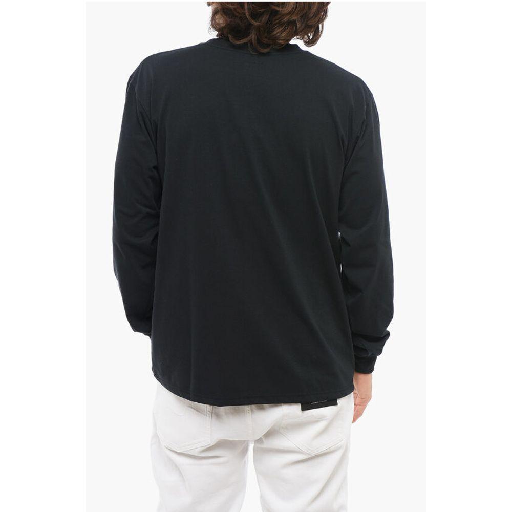 Needles Long Sleeved Crewneck T-Shirt with Breast Men's Pocket
