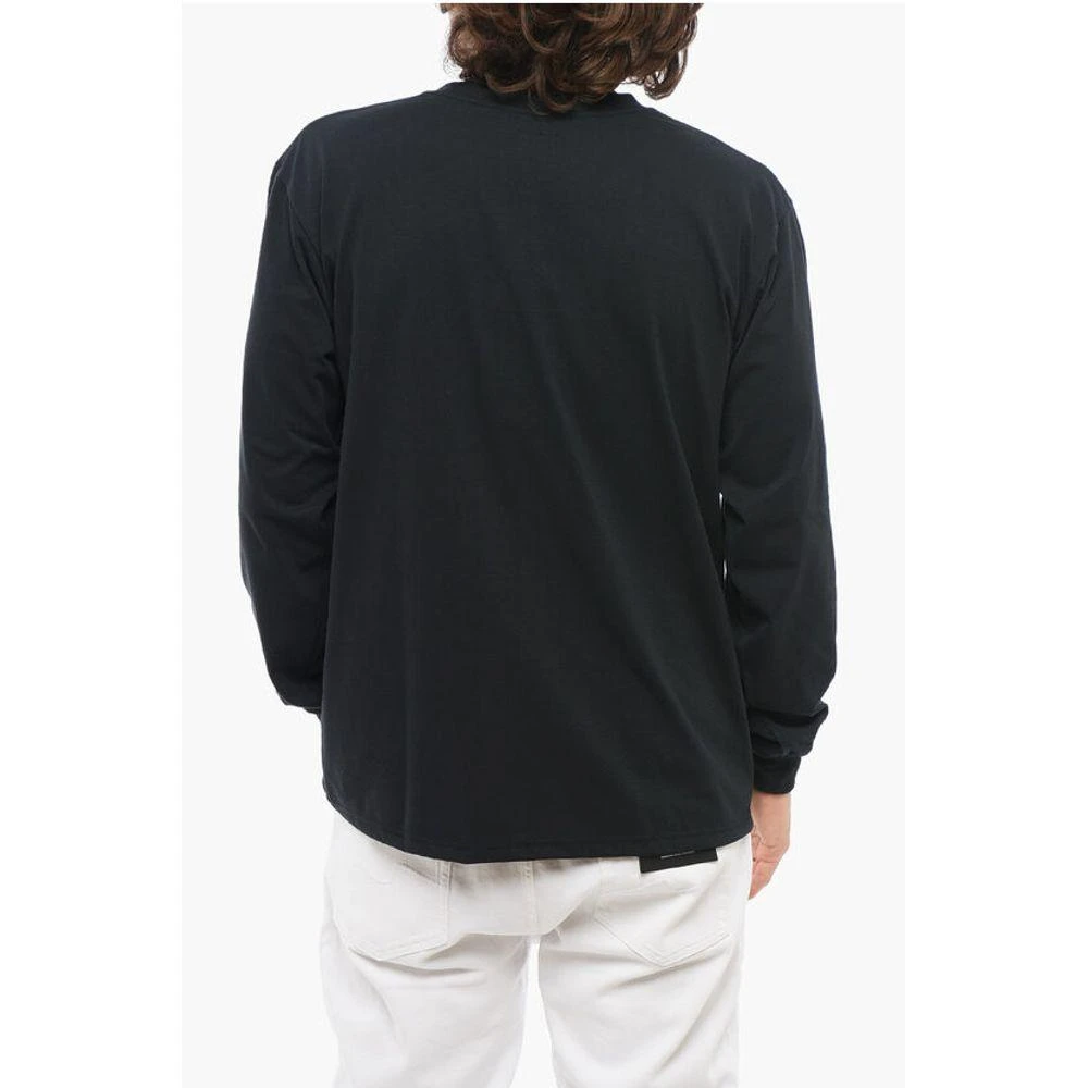 Needles Long Sleeved Crewneck T-Shirt with Breast Men's Pocket 2
