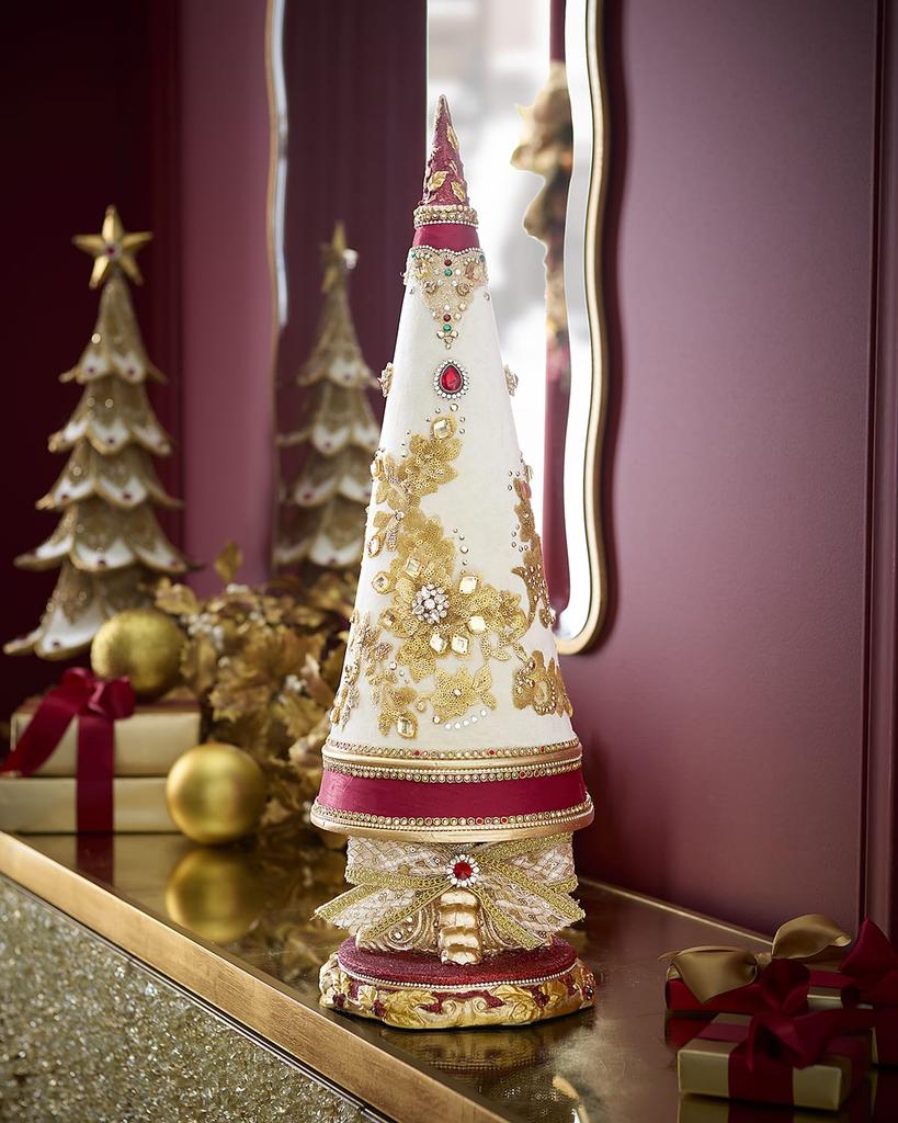 Katherine's Collection 26.5" Gold Smooth Tabletop Tree