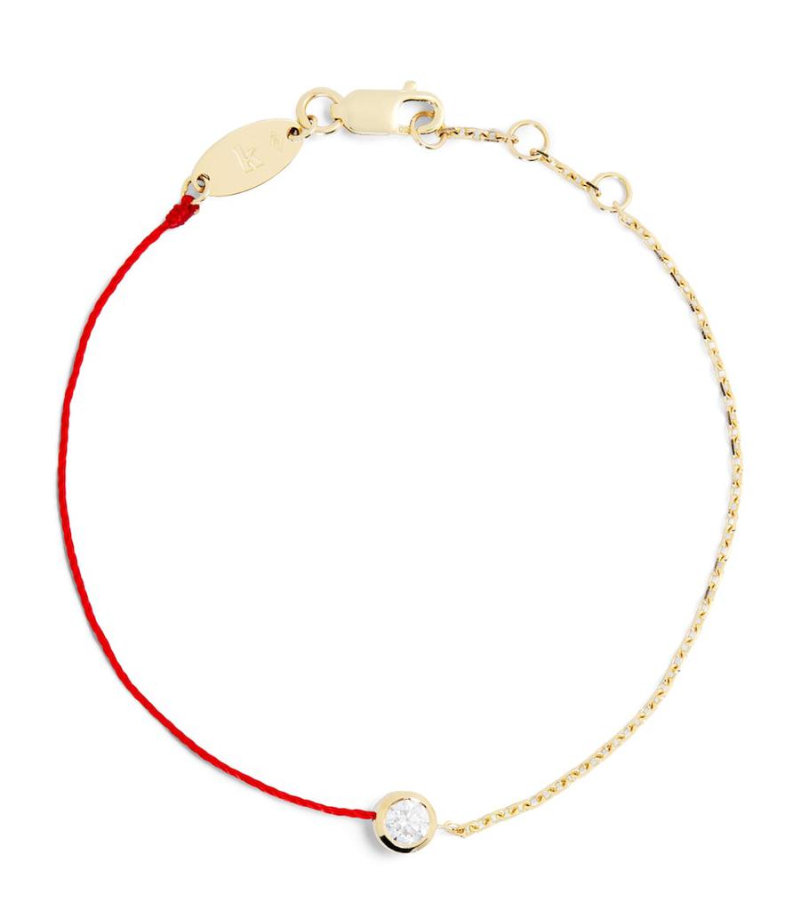 Redline Yellow Gold and Diamond So Pure Bracelet