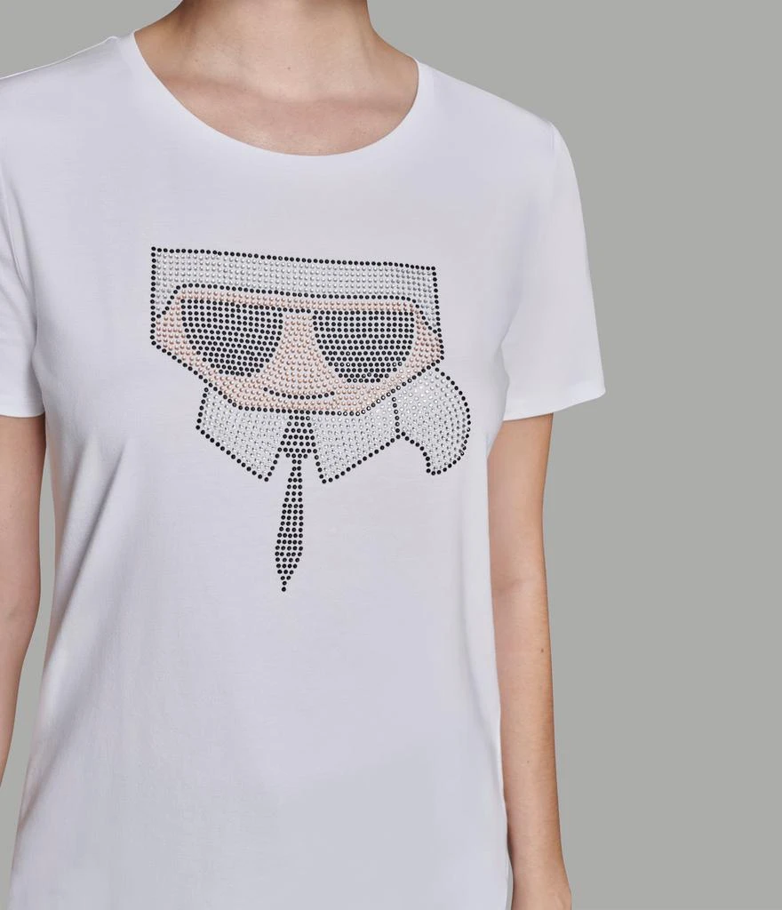 Karl Lagerfeld Paris KARL SEQUIN HEAD TEE 4