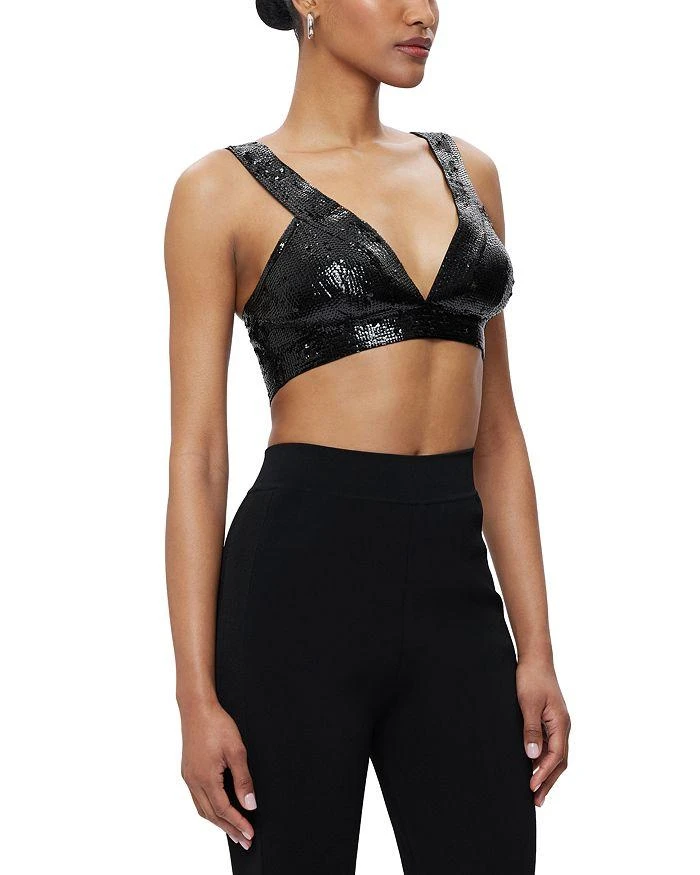 Herve Leger The Teri Sequined Bra Top 7