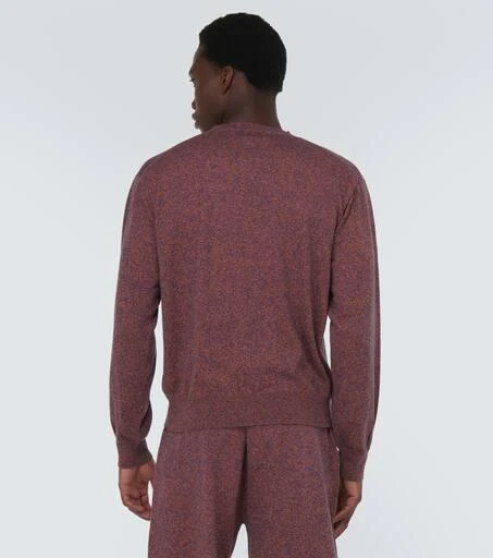 The Elder Statesman Mélange cotton and cashmere sweater 4