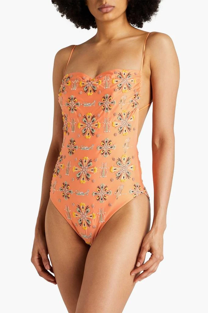 Agua by Agua Bendita Ceràmica Chivas embellished  swimsuit 2