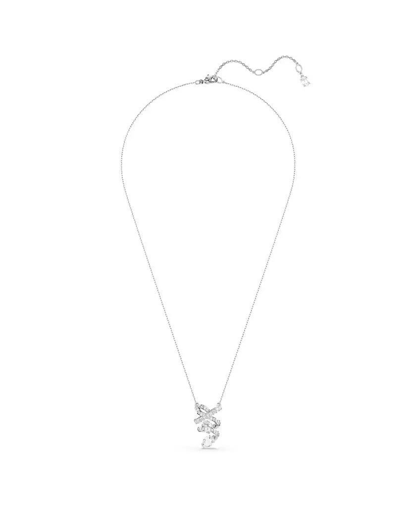 Swarovski Hyperbola Mixed Pendant Cuts, White, Rhodium Plated Necklace 2