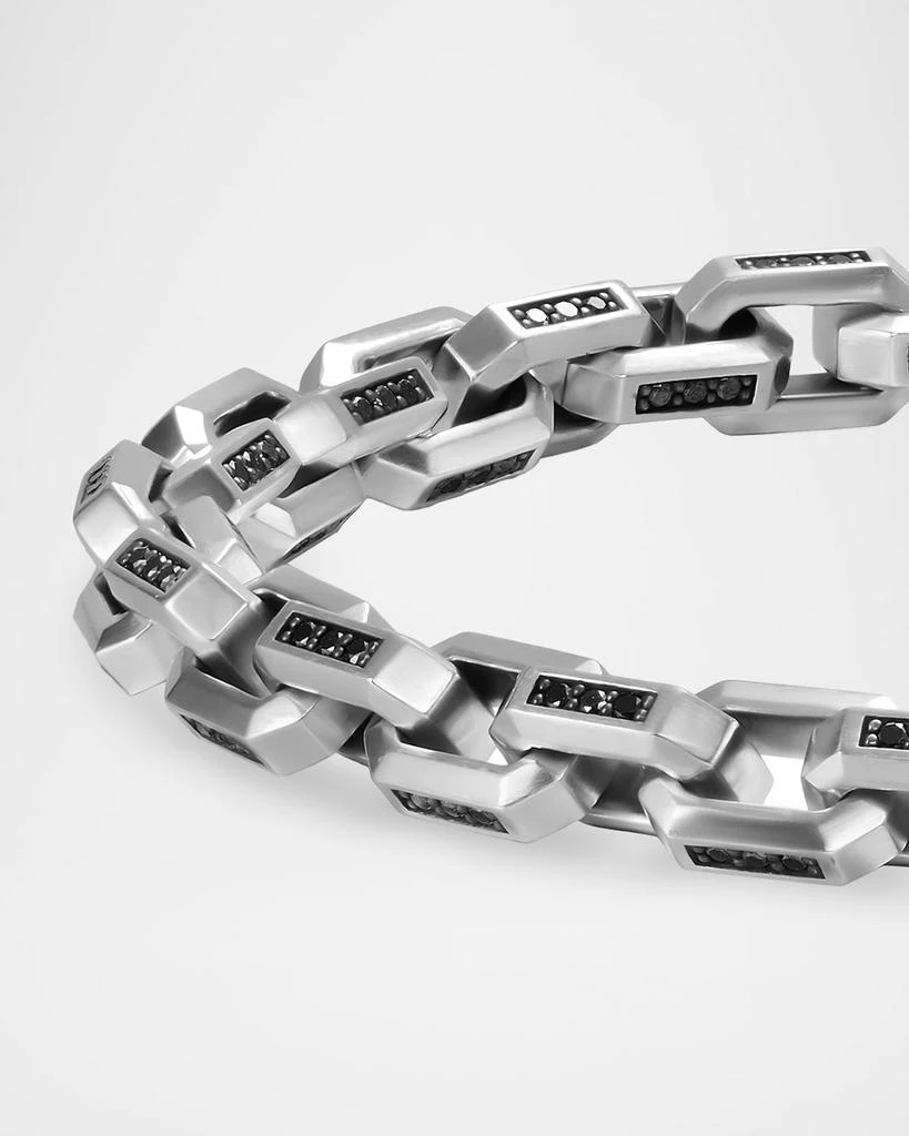 David Yurman Men
s Streamline® Heirloom Chain Link Bracelet in Silver with Diamonds, 5.5mm 5