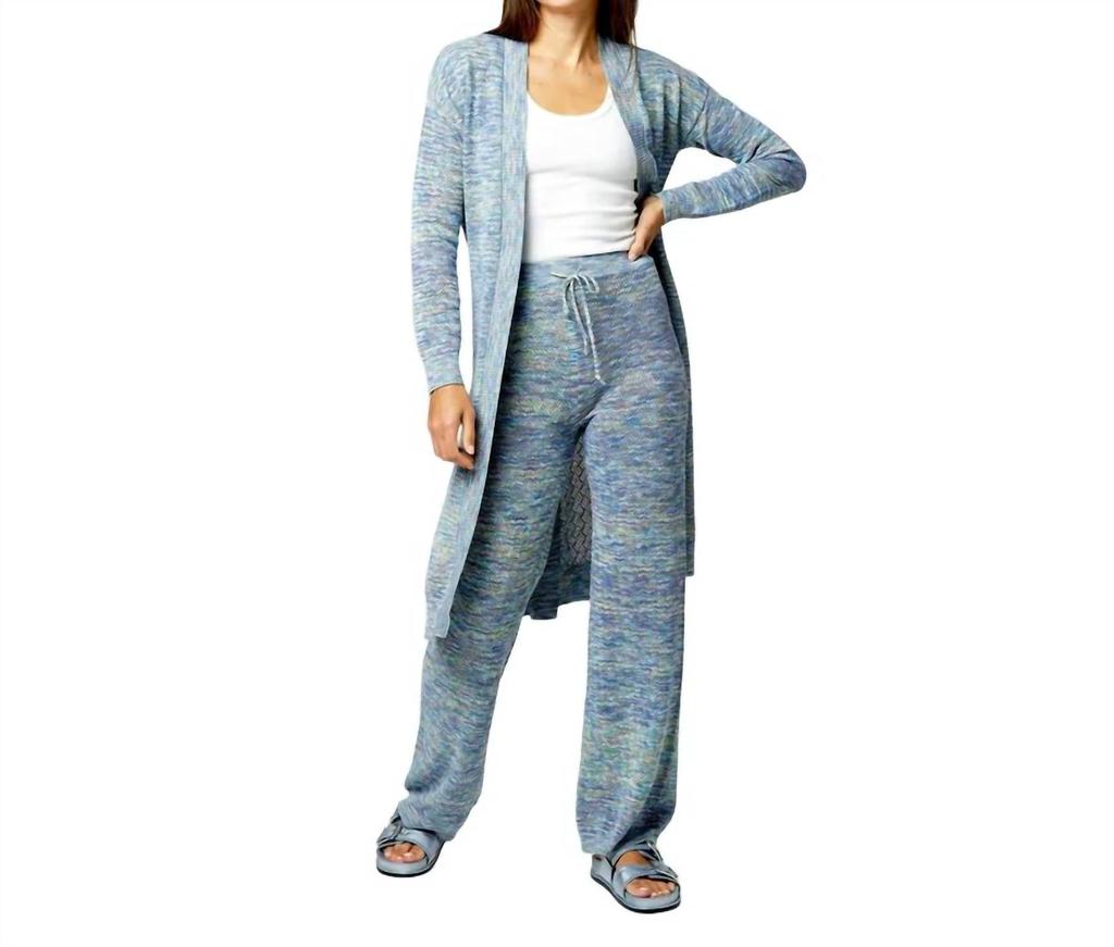 KERRI ROSENTHAL Sasha Spacedye Duster In Blue