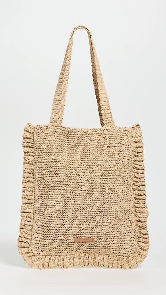 Loeffler Randall Justine Crochet Ruffle Tote 1