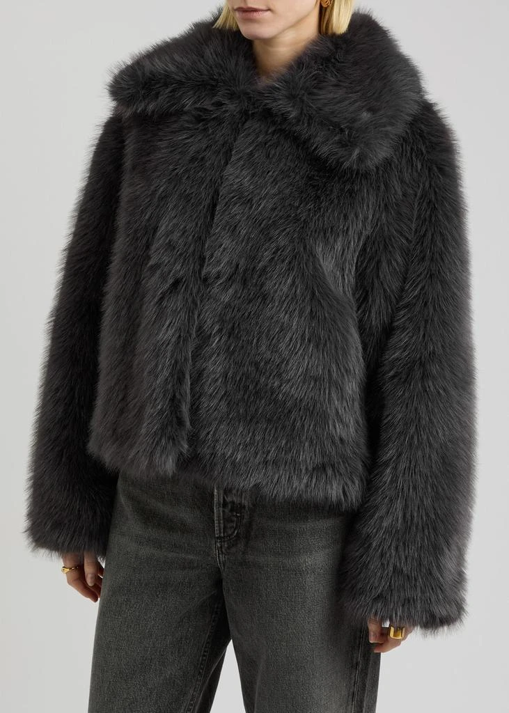 AGOLDE Maren faux fur jacket 2