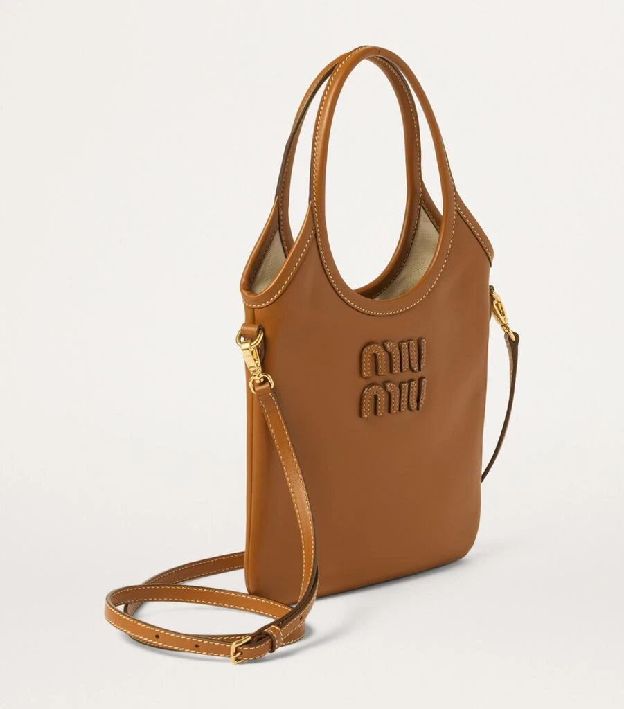 Miu Miu Leather Ivy Top-Handle Bag 8