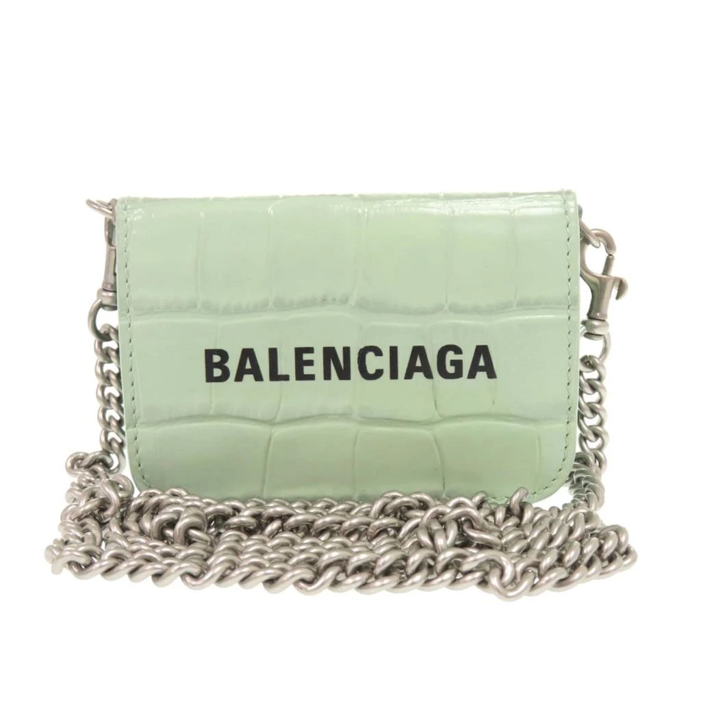 Balenciaga Leather Chain/Shoulder Wallet (Pre-Owned)