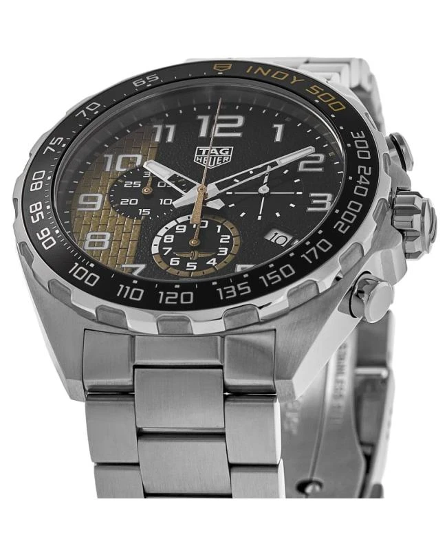 TAG Heuer Tag Heuer Formula 1 Indy 500 Chronograph Quartz Black Dial Steel Men's Watch CAZ101AU.BA0842 2