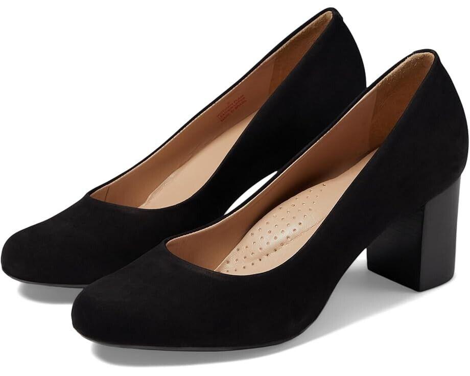 Marc Joseph New York Midtown Pump Women's US 13 Black Leather Block Heel RHS2859
