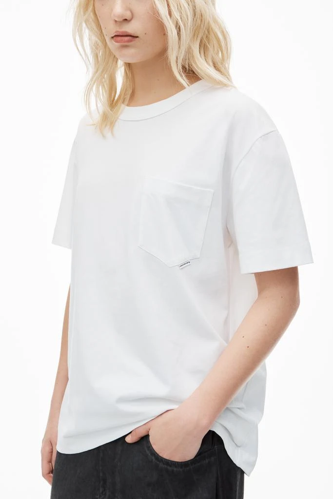 Alexander Wang UNISEX POCKET TEE IN HIGH TWIST JERSEY 3