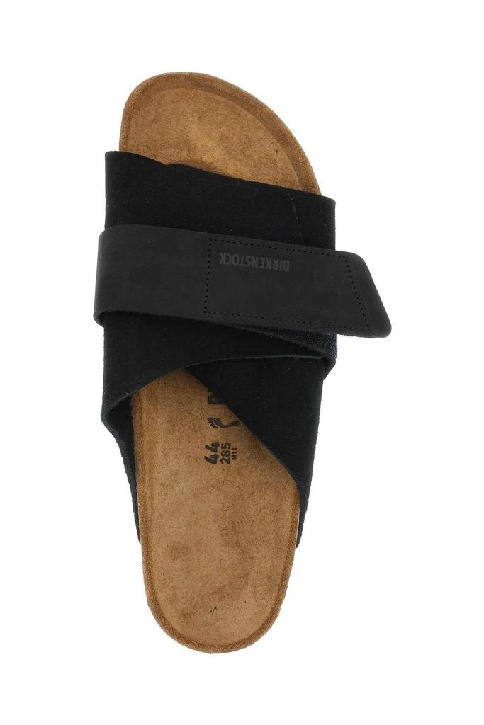 BIRKENSTOCK Kyoto suede and nubuck leather slides 3